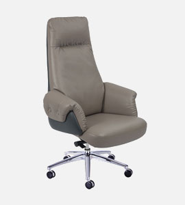 high back chair wooden frame cushion arm synchro knee tilt