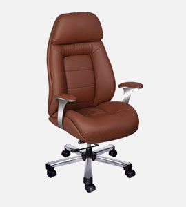 high back director chair with metal chrome handle with cushion in Manesar Gurgaon