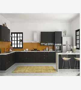 G Shape modular kitchen
