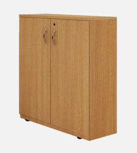 wooden office storage