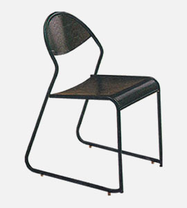 metal visitor chair without arm coated pipe frame supplier in IMT Manesar Gurgaon