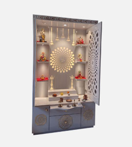 Gurgaon Mandir latest design and best price from Flickersfurniture